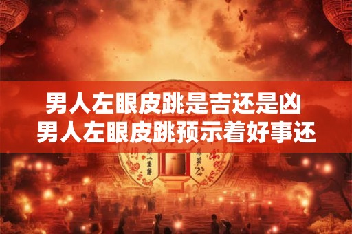 男人左眼皮跳是吉还是凶 男人左眼皮跳预示着好事还是坏事