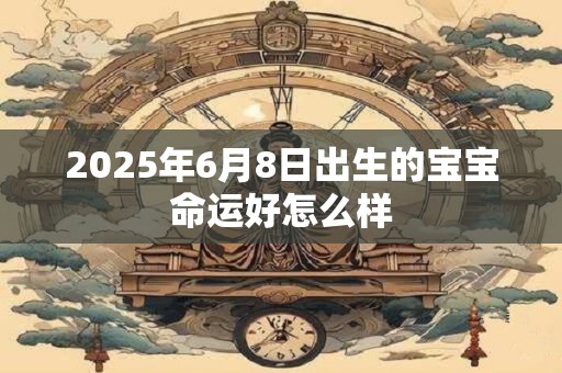 2025年6月8日出生的宝宝命运好怎么样