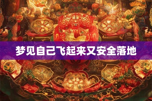 梦见自己飞起来又安全落地