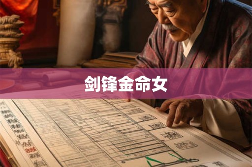 剑锋金命女