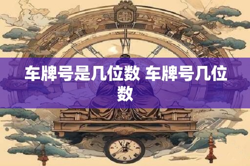车牌号是几位数 车牌号几位数