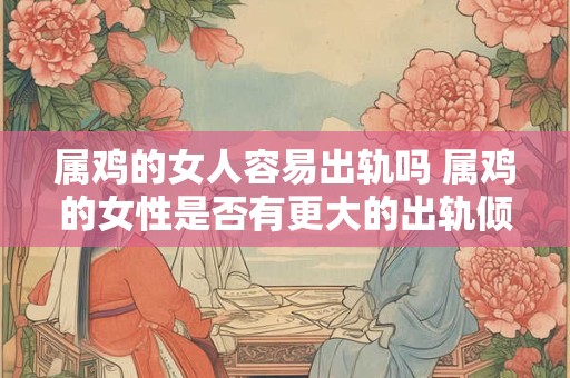 属鸡的女人容易出轨吗 属鸡的女性是否有更大的出轨倾向性