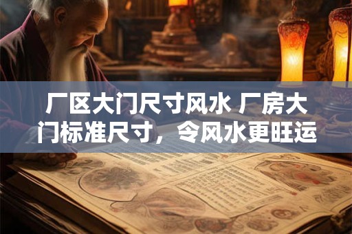 厂区大门尺寸风水 厂房大门标准尺寸，令风水更旺运