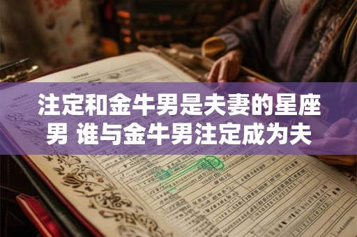 注定和金牛男是夫妻的星座男 谁与金牛男注定成为夫妻