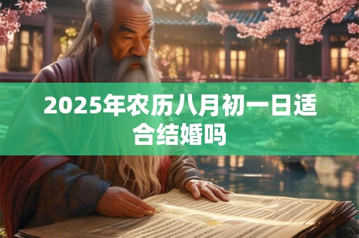 2025年农历八月初一日适合结婚吗