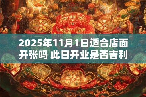 2025年11月1日适合店面开张吗 此日开业是否吉利