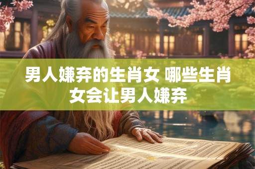 男人嫌弃的生肖女 哪些生肖女会让男人嫌弃