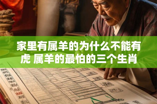 家里有属羊的为什么不能有虎 属羊的最怕的三个生肖