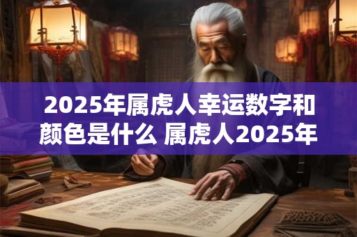 2025年属虎人幸运数字和颜色是什么 属虎人2025年运势好吗