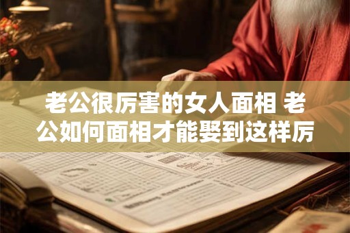 老公很厉害的女人面相 老公如何面相才能娶到这样厉害的女人