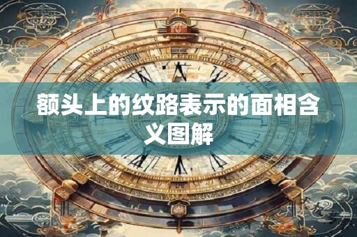 额头上的纹路表示的面相含义图解