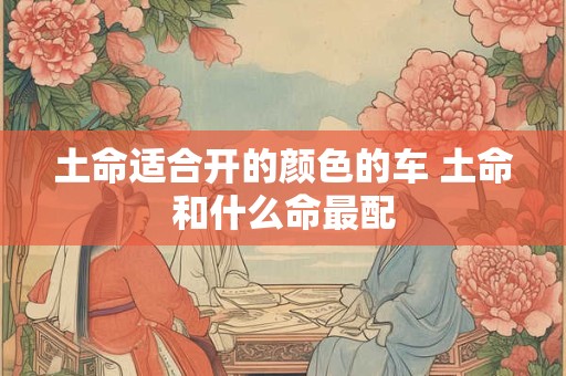 土命适合开的颜色的车 土命和什么命最配