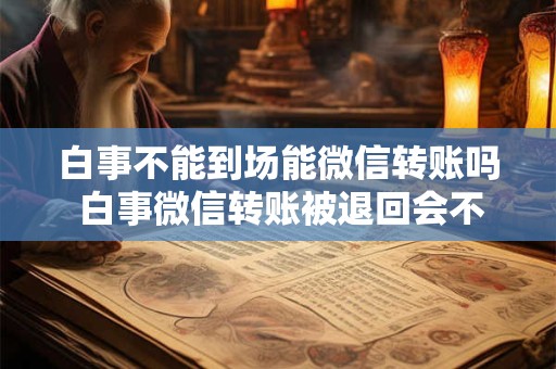 白事不能到场能微信转账吗 白事微信转账被退回会不好吗