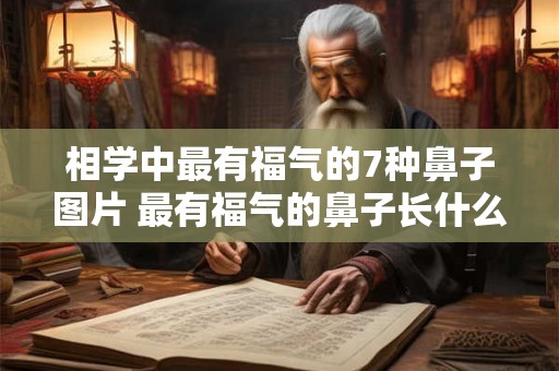相学中最有福气的7种鼻子图片 最有福气的鼻子长什么样
