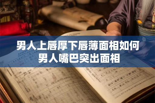 男人上唇厚下唇薄面相如何 男人嘴巴突出面相