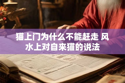 猫上门为什么不能赶走 风水上对自来猫的说法
