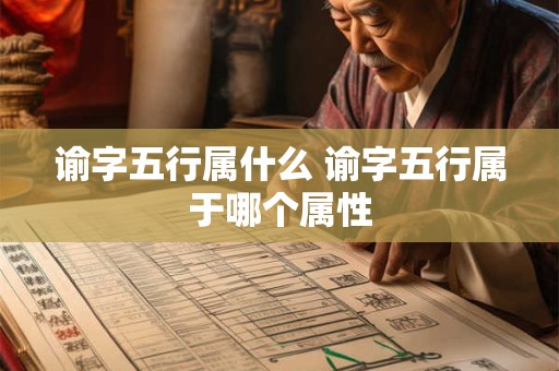 谕字五行属什么 谕字五行属于哪个属性