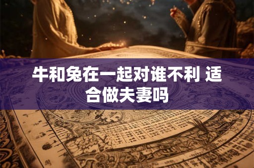 牛和兔在一起对谁不利 适合做夫妻吗
