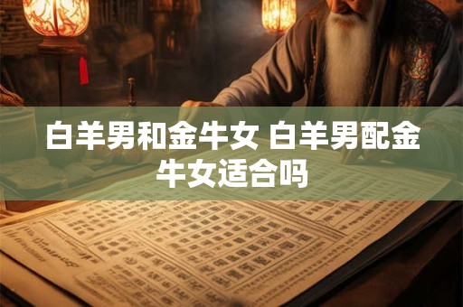 白羊男和金牛女 白羊男配金牛女适合吗