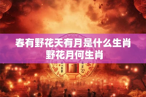 春有野花天有月是什么生肖 野花月何生肖