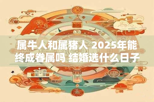 属牛人和属猪人 2025年能终成眷属吗 结婚选什么日子好