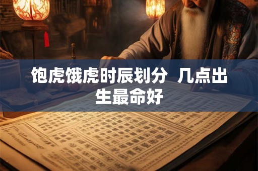饱虎饿虎时辰划分  几点出生最命好