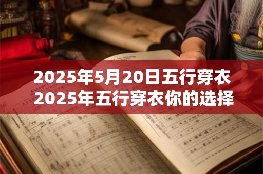 2025年5月20日五行穿衣 2025年五行穿衣你的选择是