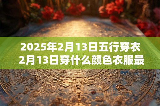 2025年2月13日五行穿衣 2月13日穿什么颜色衣服最旺运