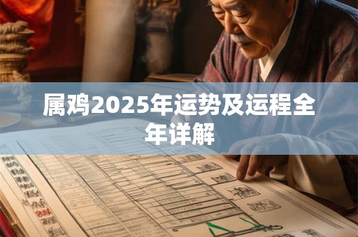 属鸡2025年运势及运程全年详解
