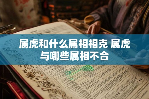 属虎和什么属相相克 属虎与哪些属相不合