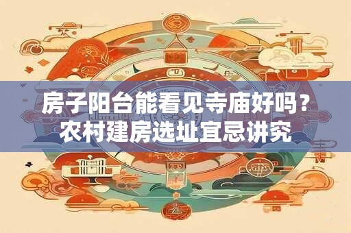 房子阳台能看见寺庙好吗?农村建房选址宜忌讲究 房子阳台能看见寺庙好吗?农村建房选址宜忌讲究