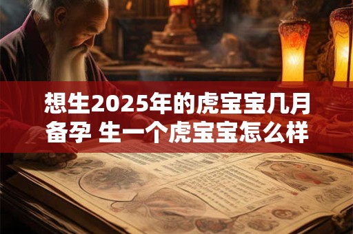 想生2025年的虎宝宝几月备孕 生一个虎宝宝怎么样
