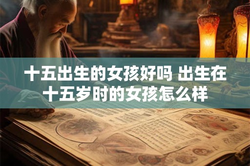 十五出生的女孩好吗 出生在十五岁时的女孩怎么样