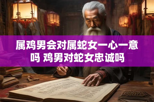 属鸡男会对属蛇女一心一意吗 鸡男对蛇女忠诚吗