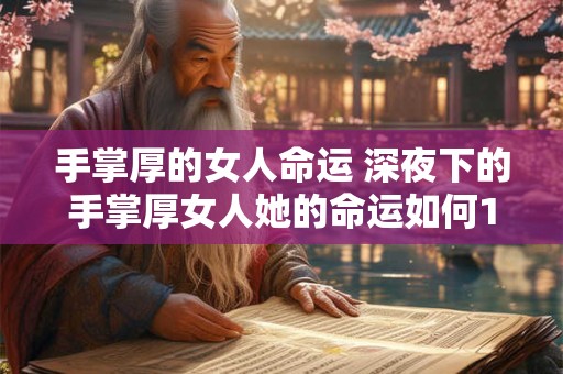 手掌厚的女人命运 深夜下的手掌厚女人她的命运如何15字