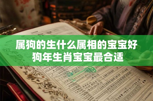 属狗的生什么属相的宝宝好 狗年生肖宝宝最合适 属狗的生什么属相的宝宝好 狗年生肖宝宝最合适