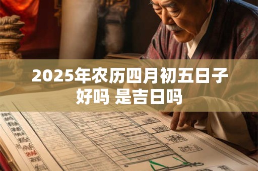 2025年农历四月初五日子好吗 是吉日吗
