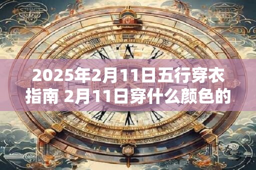 2026年2月11日五行穿衣指南 2月11日穿什么颜色的衣服 2026年2月11日五行穿衣指南 2月11日穿什么颜色的衣服