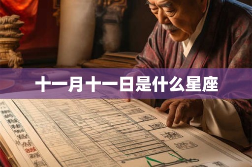 十一月十一日是什么星座