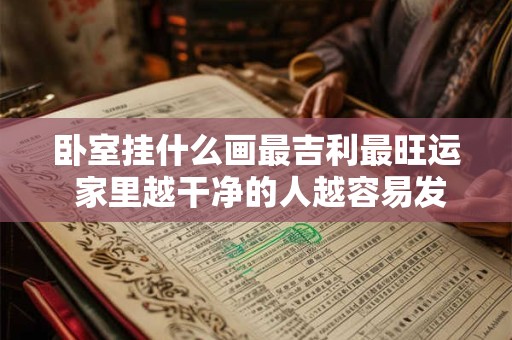 卧室挂什么画最吉利最旺运 家里越干净的人越容易发财