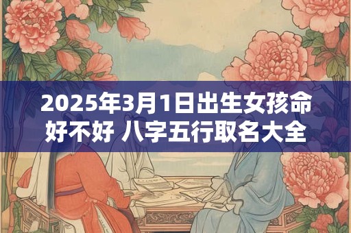 2025年3月1日出生女孩命好不好 八字五行取名大全