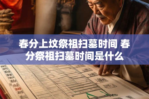 春分上坟祭祖扫墓时间 春分祭祖扫墓时间是什么