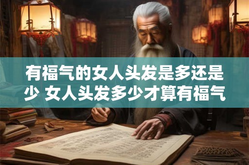 有福气的女人头发是多还是少 女人头发多少才算有福气