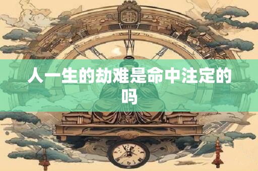 人一生的劫难是命中注定的吗 人一生的劫难是命中注定的吗