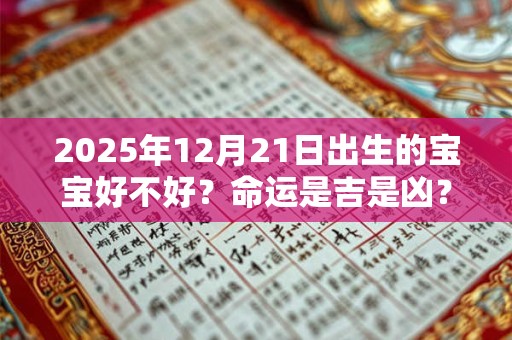 2026年12月21日出生的宝宝好不好?命运是吉是凶? 2026年12月21日出生的宝宝好不好?命运是吉是凶?