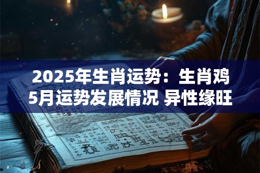 2025年生肖运势：生肖鸡5月运势发展情况 异性缘旺感情甜蜜