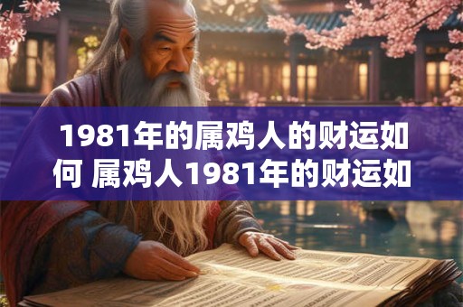 1981年的属鸡人的财运如何 属鸡人1981年的财运如何