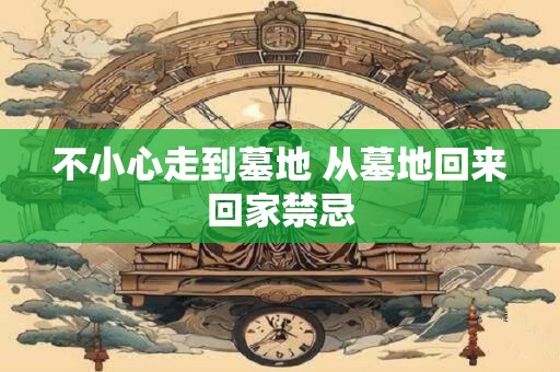 不小心走到墓地 从墓地回来回家禁忌