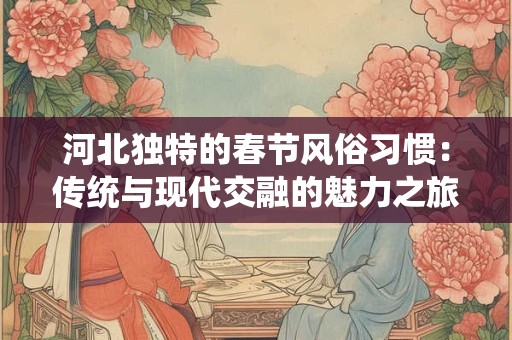 河北独特的春节风俗习惯：传统与现代交融的魅力之旅