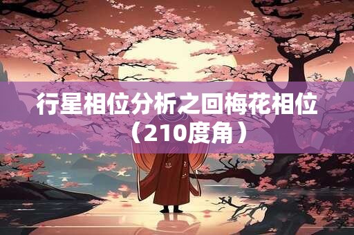 行星相位分析之回梅花相位（210度角）